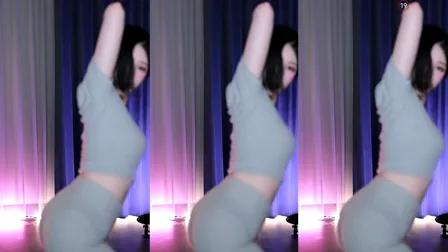 Afreecatv햄찡加特林热舞视频穿裙子20240225Hot Dance